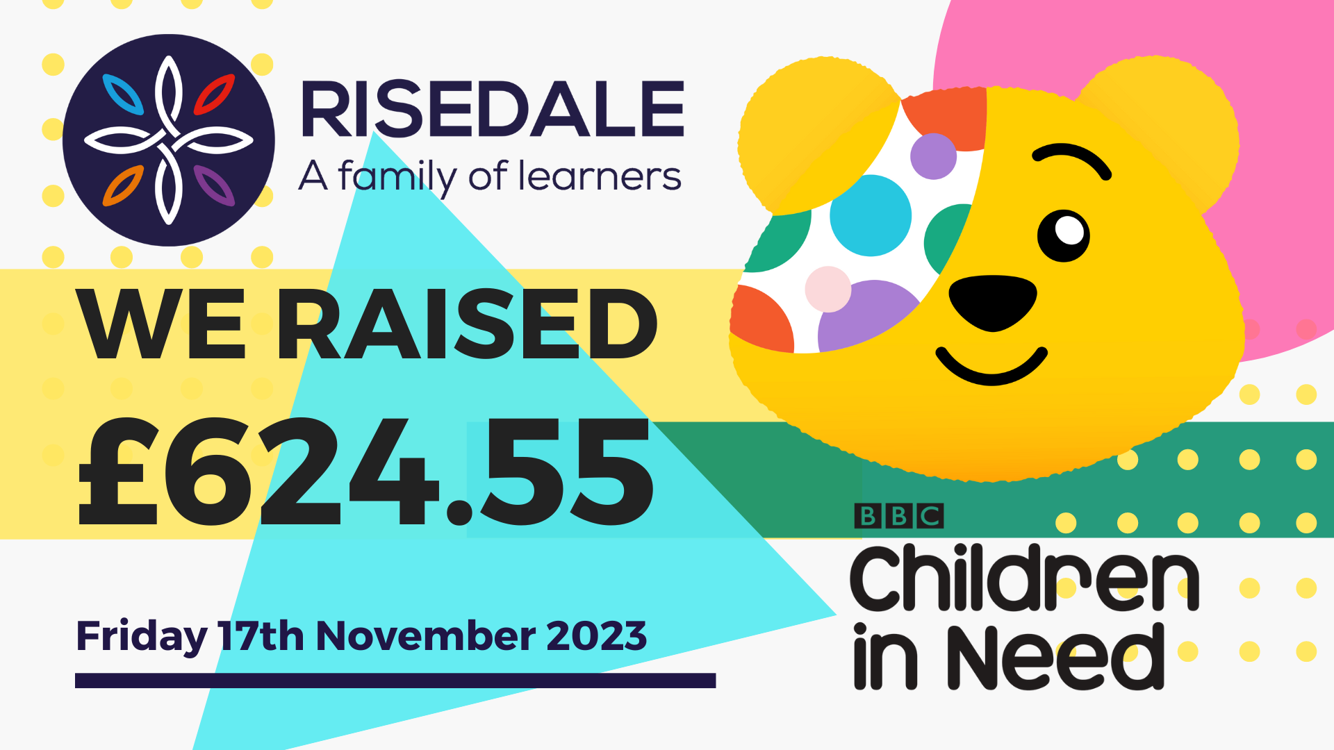 £624.55 raised for Children in Need 2023: